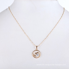 Supply Beautiful Flower Pendant Necklace for Lady